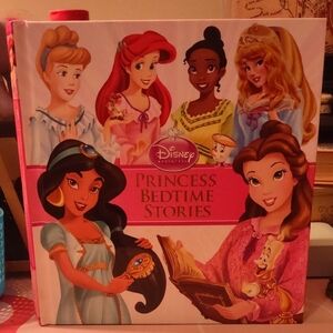 Disney Princess Bedtime Stories Book - Pink and Multicolor